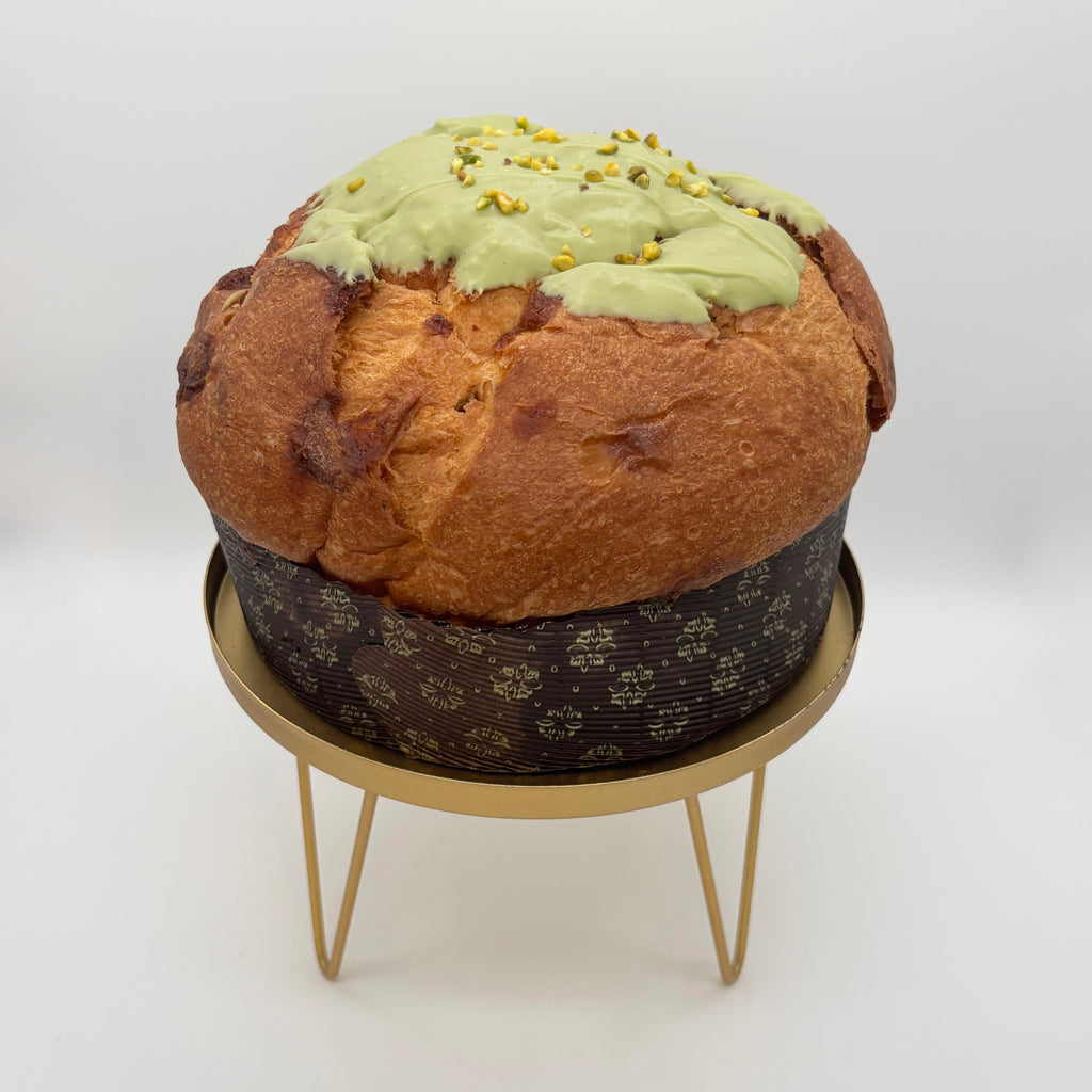 Panettone Pistacchio e Cioccolato Bianco - 750 gr