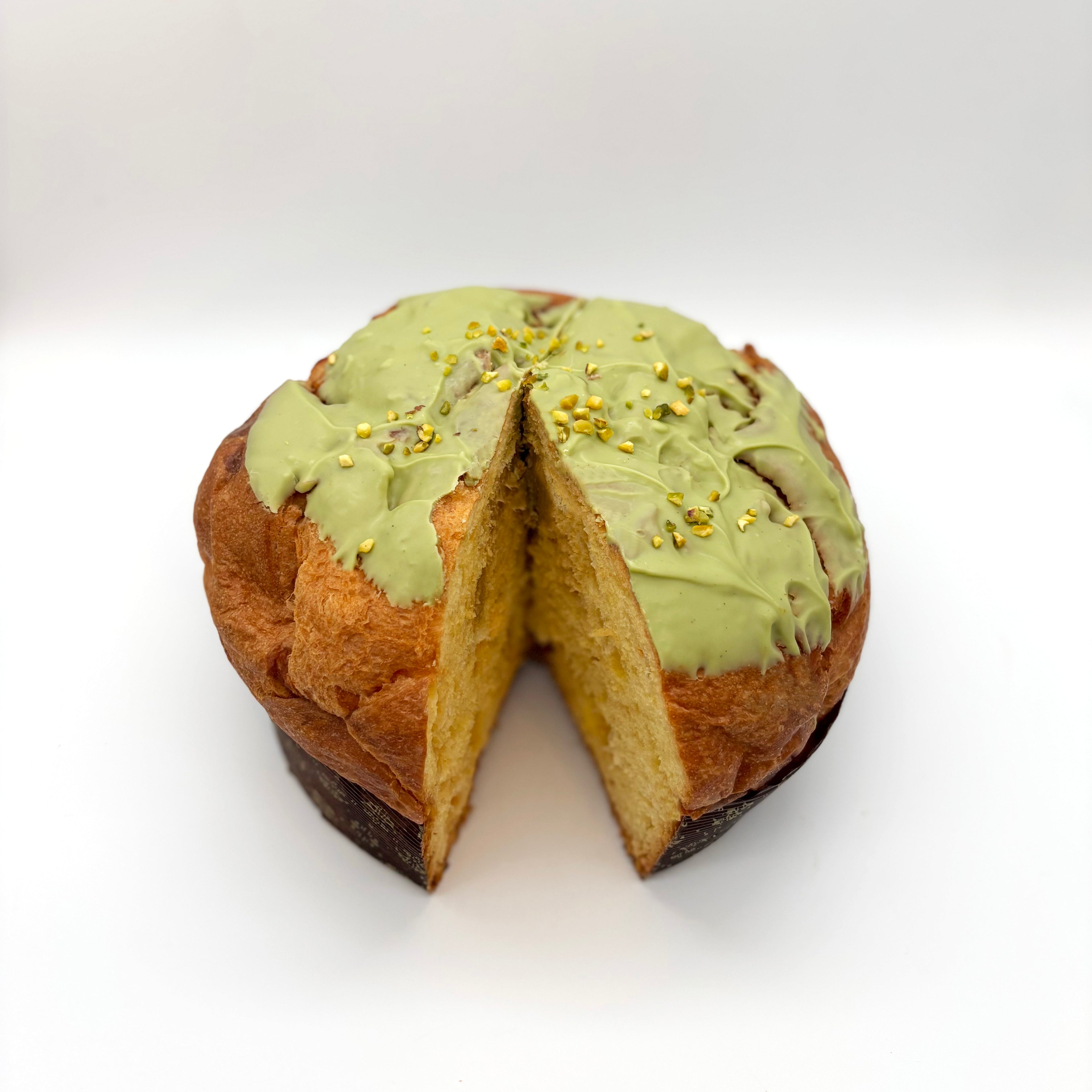 Panettone Pistacchio e Cioccolato Bianco - 500 gr